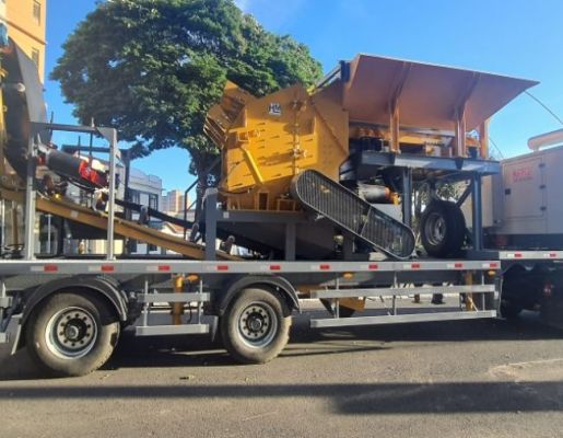 Está em Garça nova usina móvel de Resíduos da Construção Civil do Cicop
